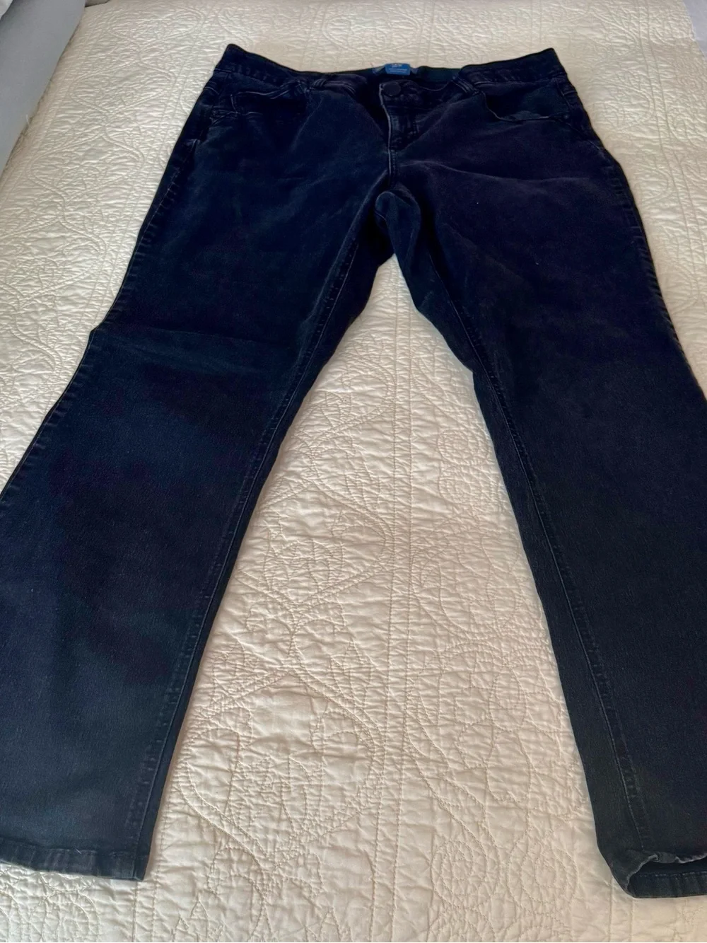 Democracy Ab Solution Black Bootcut Jeans Size 18W - Picture 2 of 10
